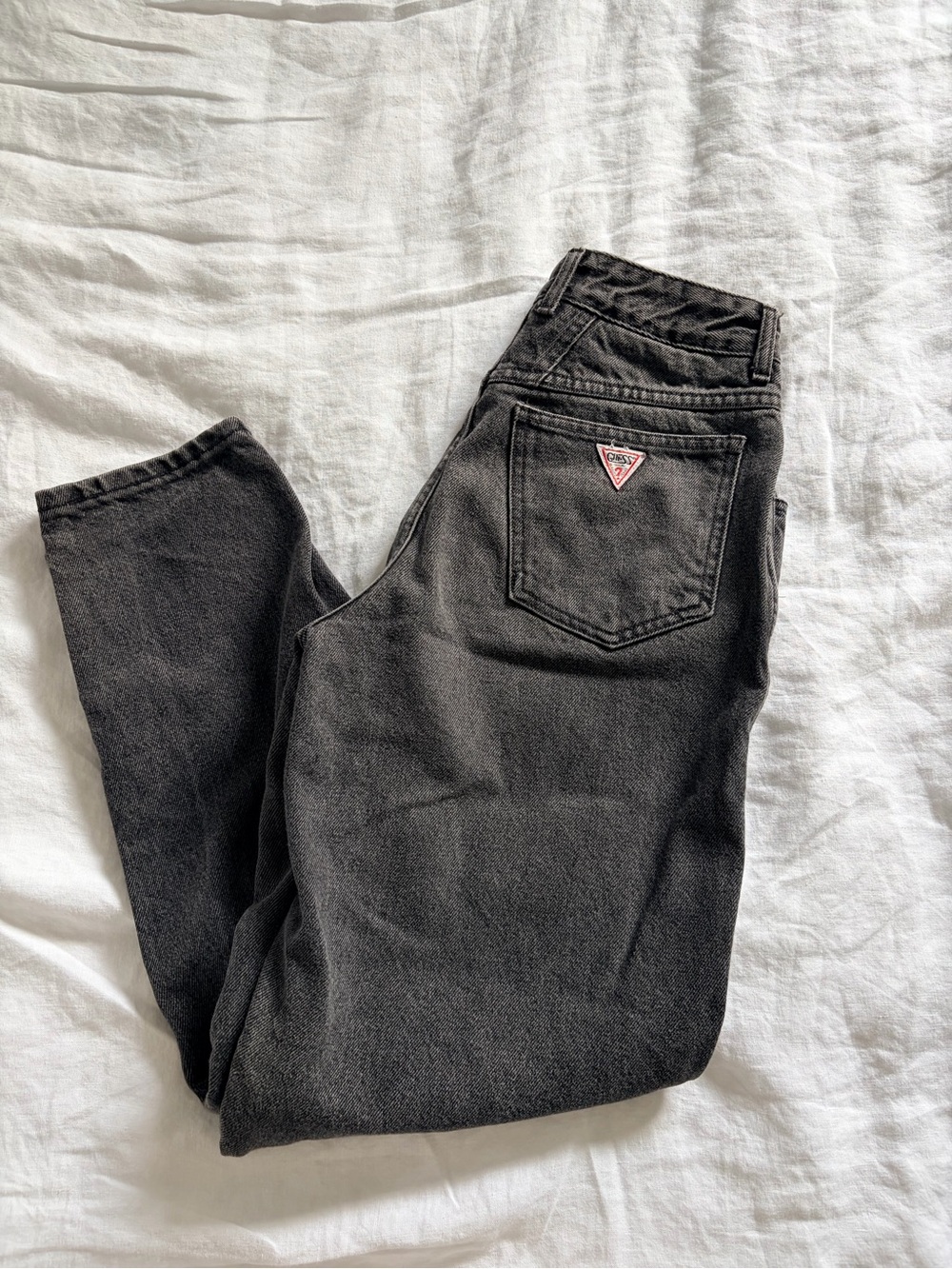 Vintage GUESS by Georges Marciano Gray/Black Jeans – Made in USA – Size 30